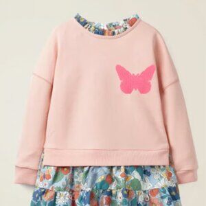 Mini Boden Colour-Change Sequin Dress Size: 9-10Y